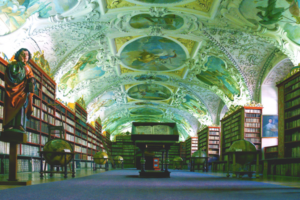 Prague Library, Strahov  �2019, Neil Fatin